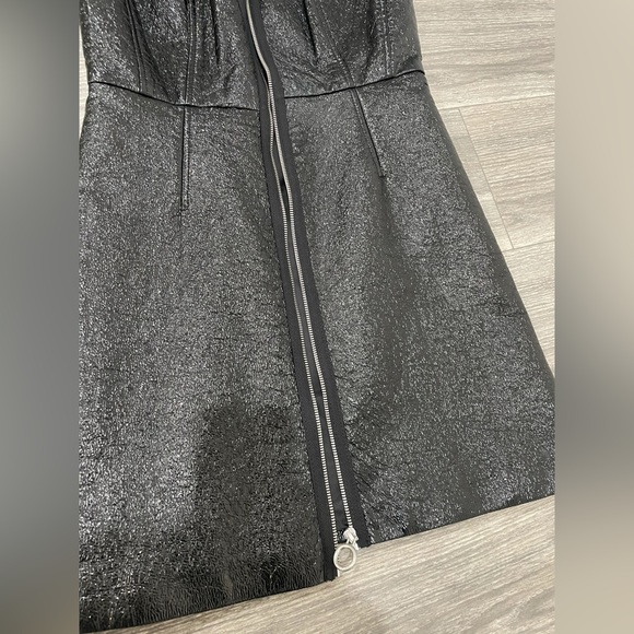 Marc by marc jacobs coated crinkle pleather dress New without tags size 6 - Picture 8 of 8